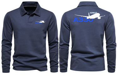 AIRBUS A330 LONG SLEEVE POLO